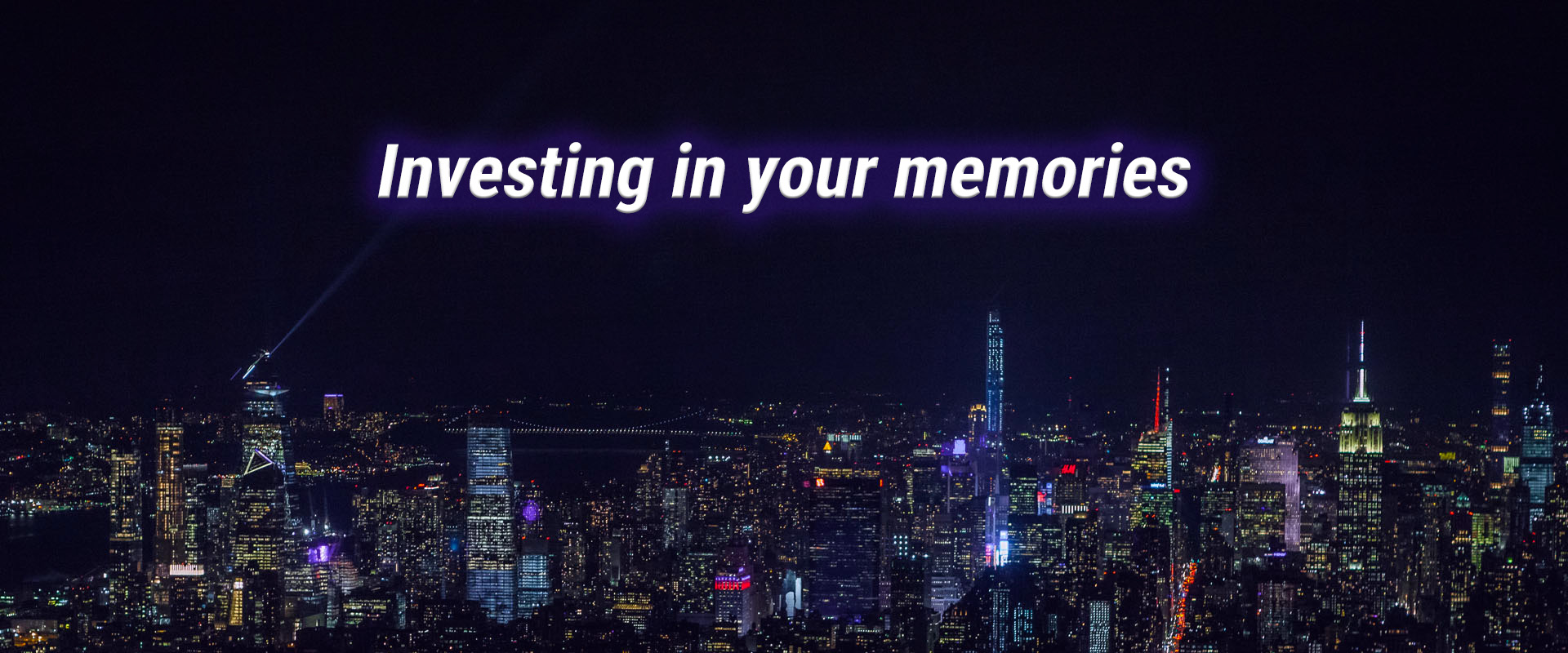 Lissory Photographie Investment - NewYork skyline at night, professional photography rates for wedding and portrait