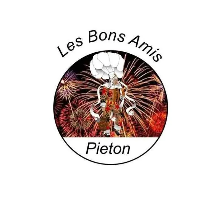 Logo du groupe folklorique " les bons amis" de Piéton